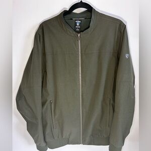 Kuhl Men's Forest Green Bomber Jacket